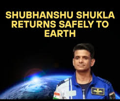 Shubhanshu Shukla Returns